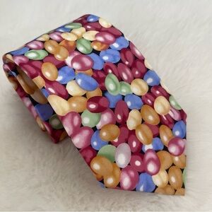 Wild Ties - Jelly Bean Mens Novelty Neck Tie Easter Christmas  Candy Fun Tie 🍭